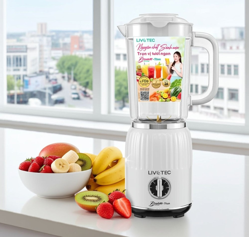 Máy xay sinh tố Livotec LVB-622P/W - Hàng chính hãng