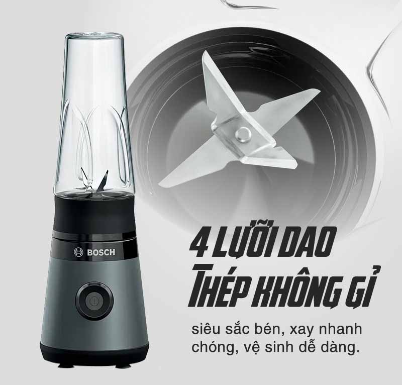 Máy xay sinh tố mini Bosch MMB 2111S - Hàng chính hãng