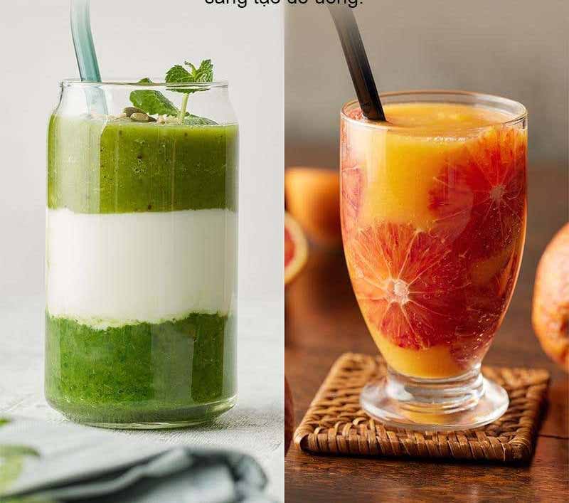 Có thể chế biến ra những ly sinh tố giải nhiệt ngày hè