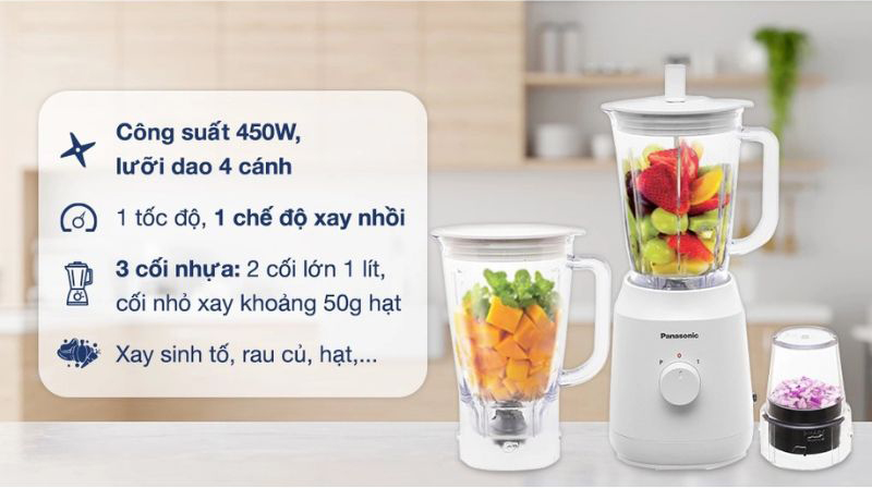 Máy xay sinh tố Panasonic MX-EX1031WRA - Hàng chính hãng