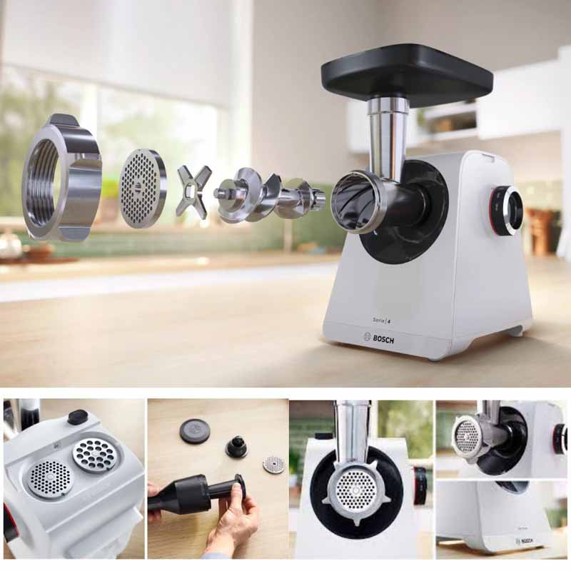 Máy xay thịt Bosch MFWS420W - Hàng chính hãng