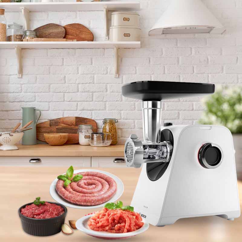 Máy xay thịt Bosch MFWS420W - Hàng chính hãng
