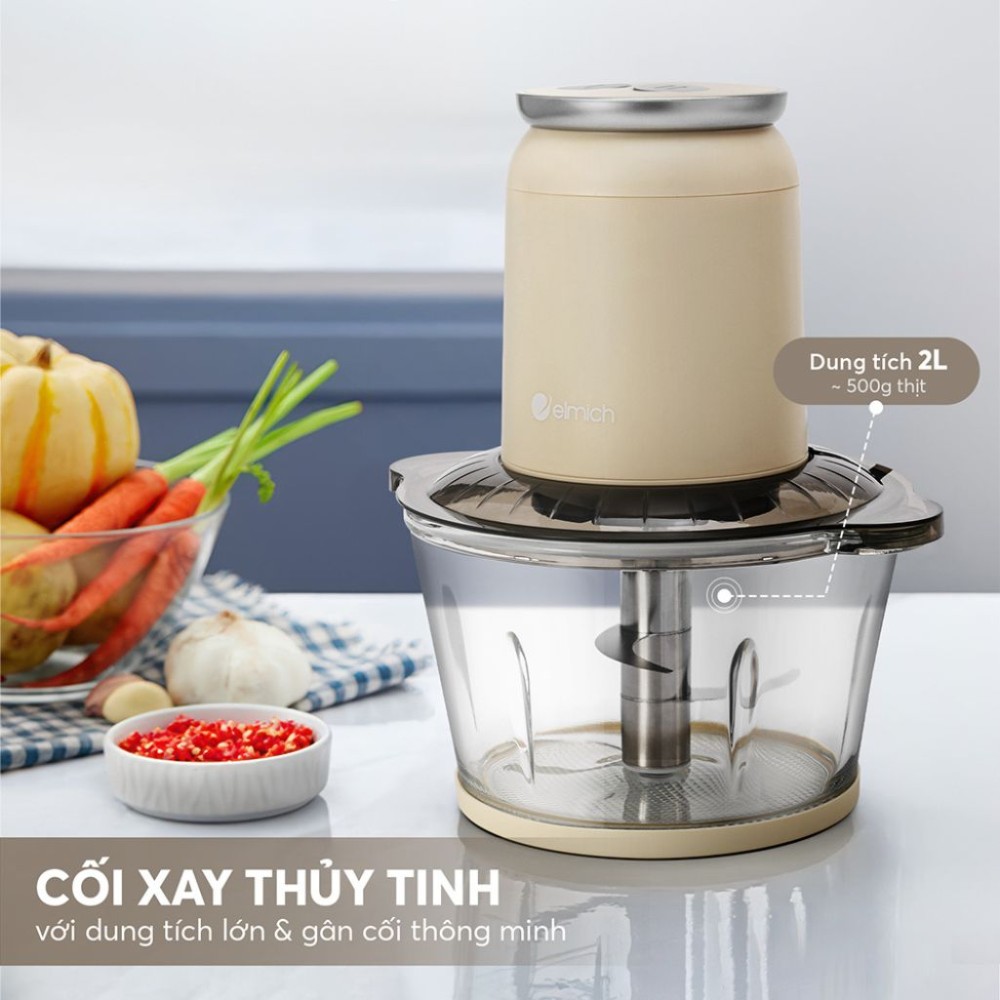 Máy xay thịt Elmich MCE8584Y/B - Hàng chính hãng