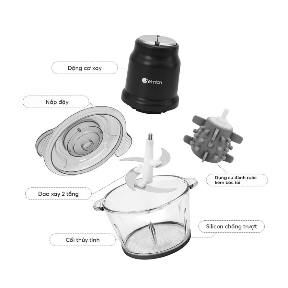 Máy xay thịt Elmich MCE8586 - Hàng chính hãng
