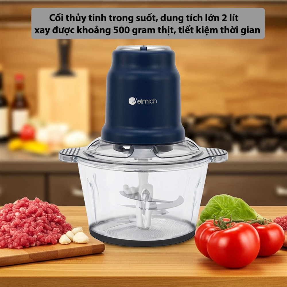 Máy xay thịt Elmich MCE8587 2L - Hàng chính hãng