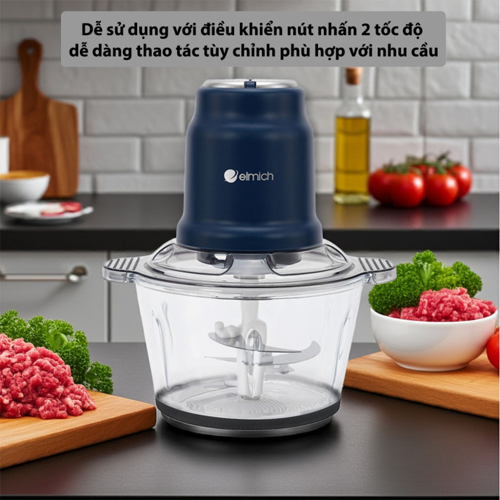 Máy xay thịt Elmich MCE8587 2L - Hàng chính hãng