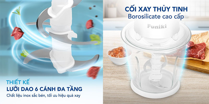Máy xay thịt Funiki HMG2553 - Hàng chính hãng