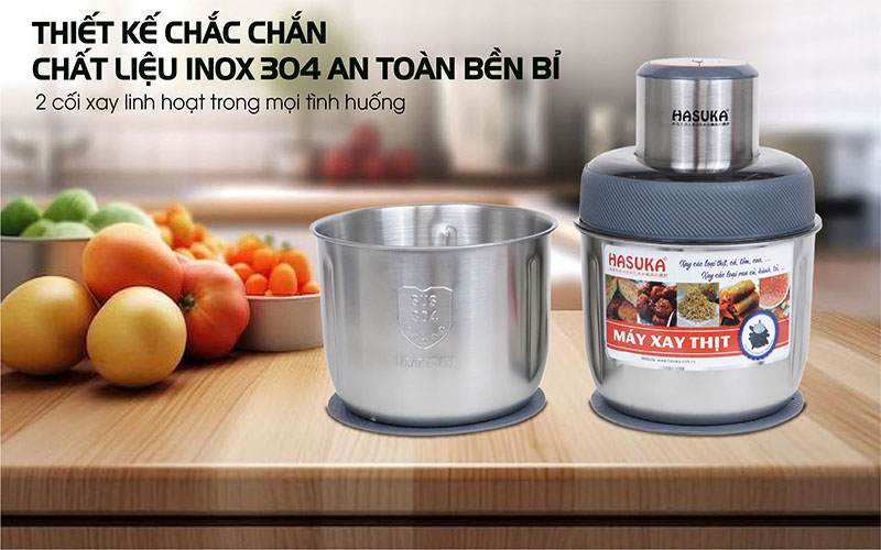 Máy xay thịt Hasuka HSK-133 - Hàng chính hãng