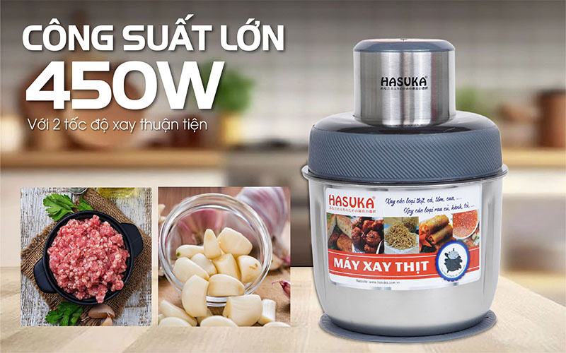 Máy xay thịt Hasuka HSK-133 - Hàng chính hãng