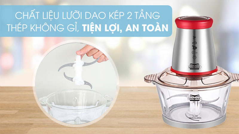 Máy xay thịt Ladomax HA-333I - Hàng chính hãng