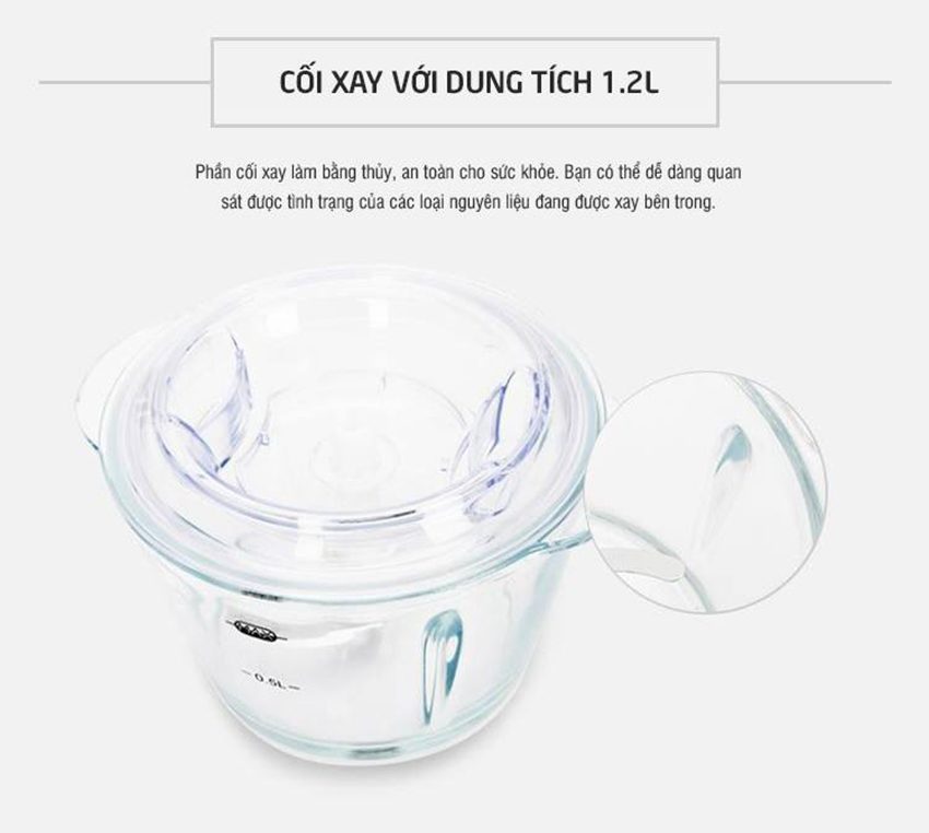 Máy xay thịt Lock & Lock EJM161BLK - Hàng chính hãng