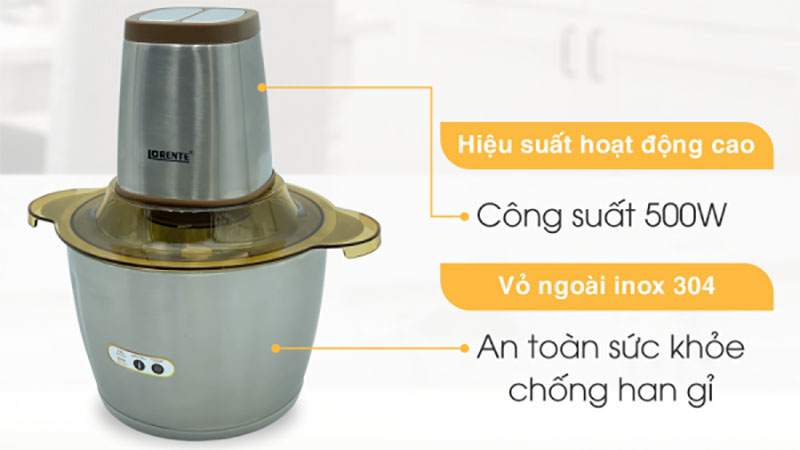 Máy xay thịt Lorente LT-2030 - Hàng chính hãng