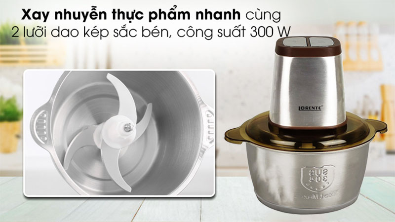 Máy xay thịt Lorente LT-2600S - Hàng chính hãng