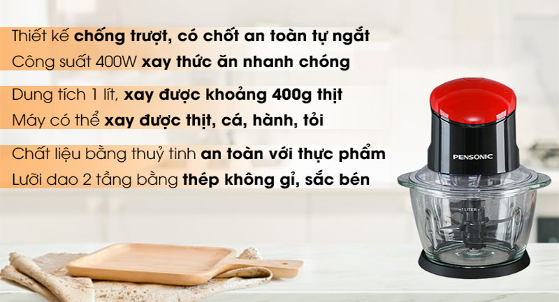 Máy xay thịt Pensonic PB-6002G - Hàng chính hãng