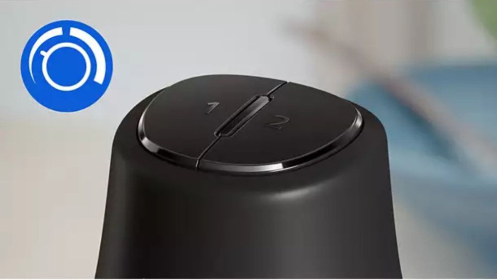 Nút nhấn 2 tốc độ xay, tuỳ ý tuỳ chỉnh độ thô của thực phẩm