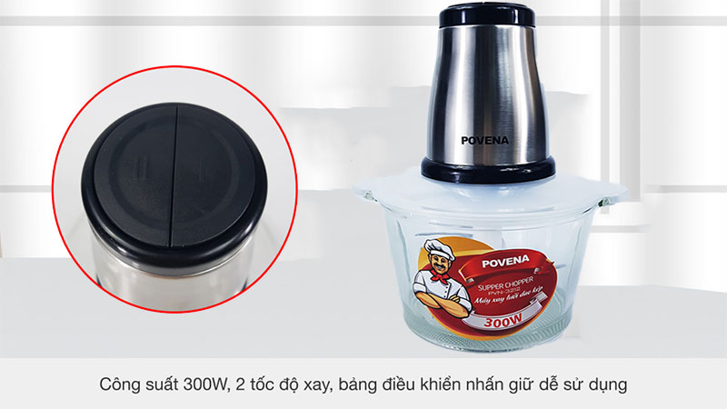 Điều khiển của Máy xay thịt Povena PVN-3212