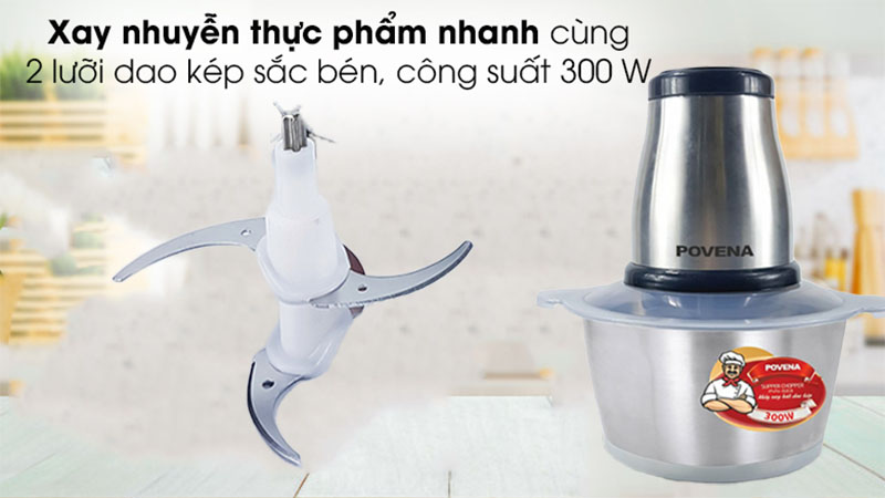 Máy xay thịt Povena PVN-3213 - Hàng chính hãng