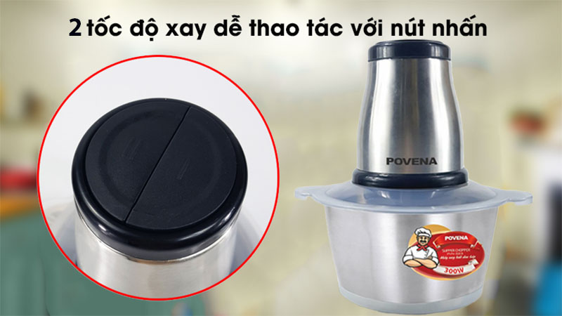 Máy xay thịt Povena PVN-3213 - Hàng chính hãng