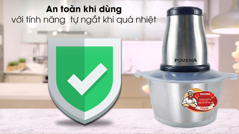Máy xay thịt Povena PVN-3213 - Hàng chính hãng