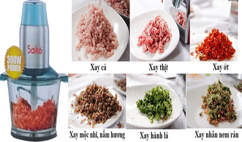 Máy xay thịt Saiko FCP-450GL - Hàng chính hãng