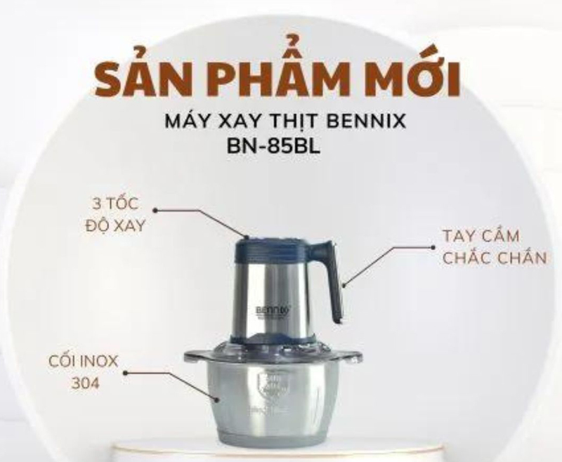 Máy xay thịt Bennix BN-85BL - Hàng chính hãng
