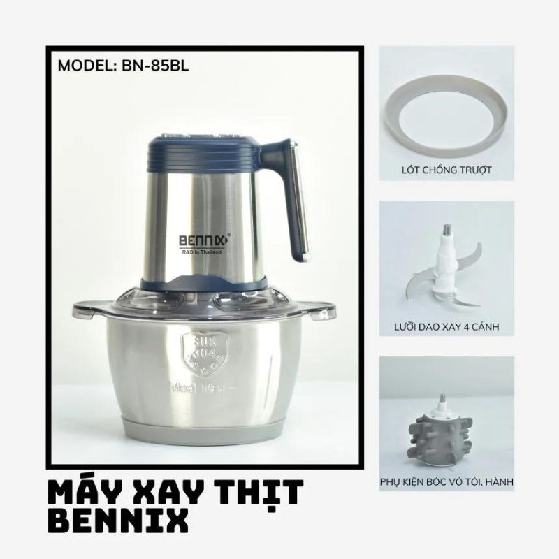 Máy xay thịt Bennix BN-85BL - Hàng chính hãng