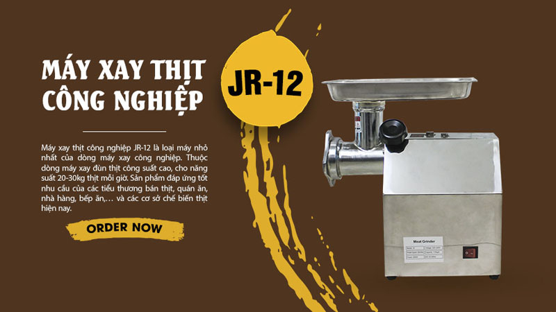 Máy xay thịt công nghiệp JR-12 - Hàng chính hãng