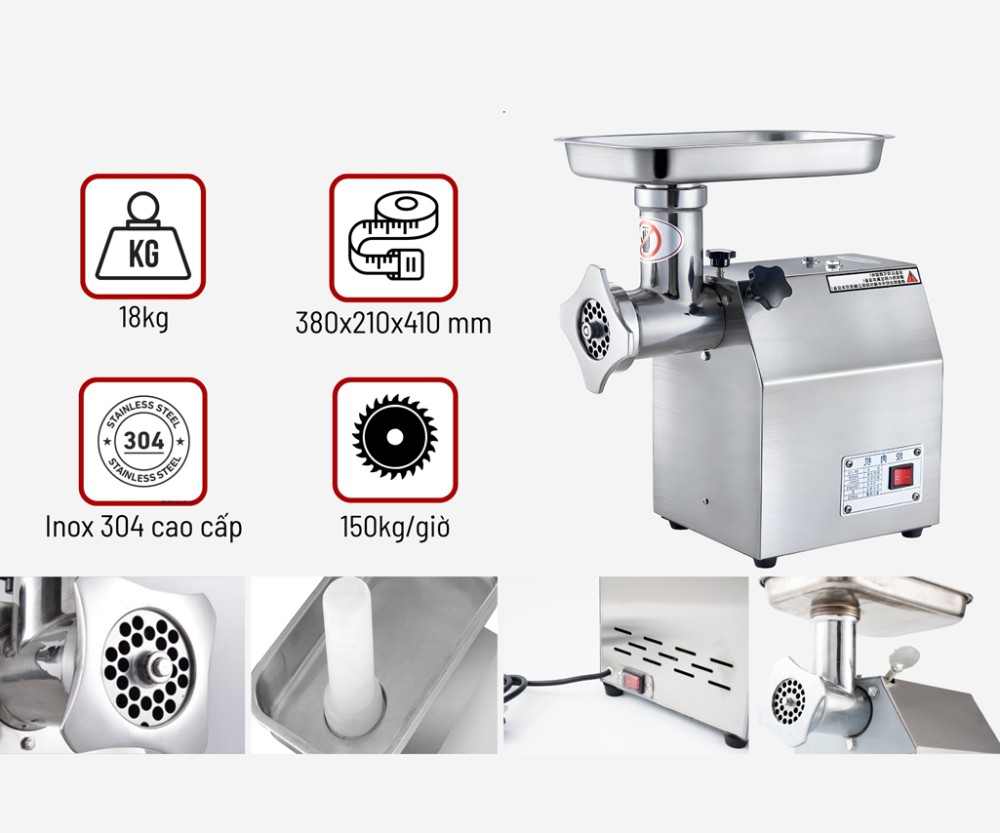 Máy xay thịt công nghiệp MK12 - Hàng chính hãng