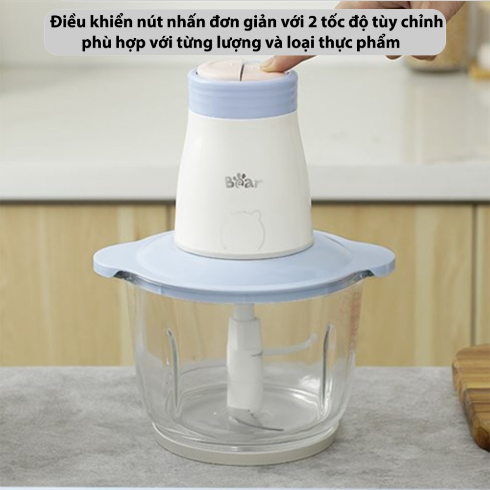Máy xay thịt đa năng Bear QSJ-B02Q1 - Hàng chính hãng