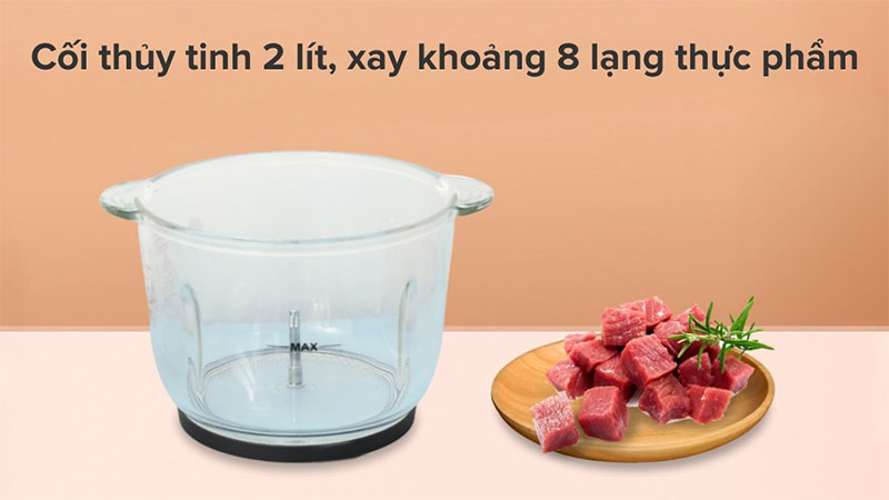 Dung tích của Máy xay thịt đa năng Bear QSJ-B03Y7