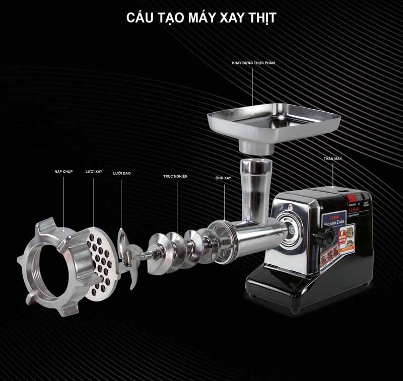 Máy xay thịt công nghiệp Gali GL1935 - Hàng chính hãng