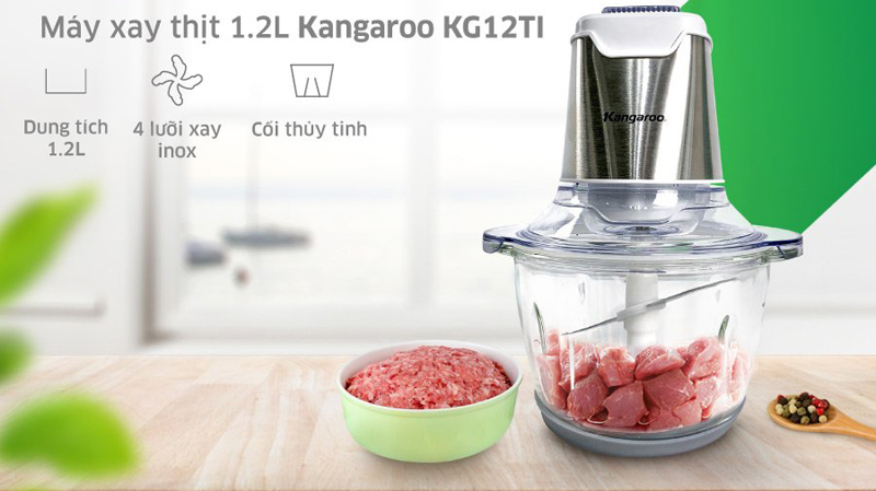 Máy xay thịt Kangaroo KG12TI - Hàng chính hãng