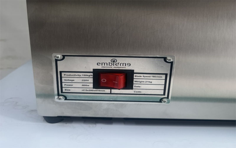 Máy xay thịt kinh doanh Emblem9 EM12SS - Hàng chính hãng
