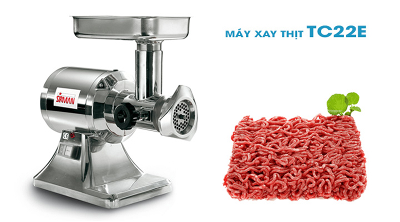 Máy xay thịt Sirman TC22E - Hàng chính hãng