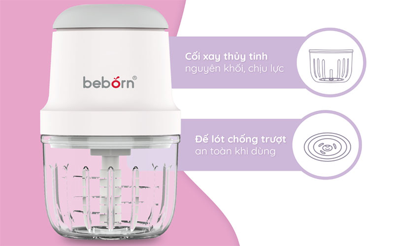 Máy xay thực phẩm đa năng Beborn FG01HB - Hàng chính hãng