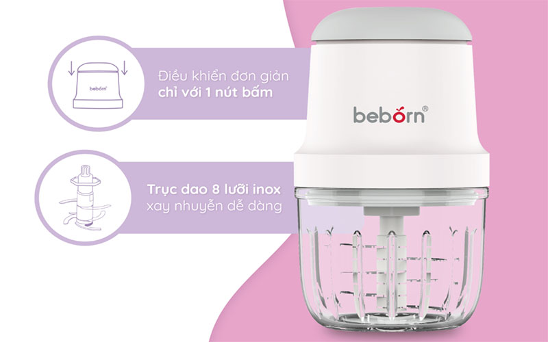 Máy xay thực phẩm đa năng Beborn FG01HB - Hàng chính hãng