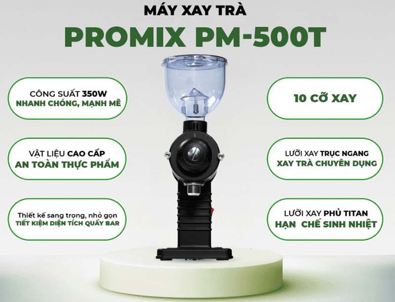 Máy xay trà Promix PM-500T - Hàng chính hãng