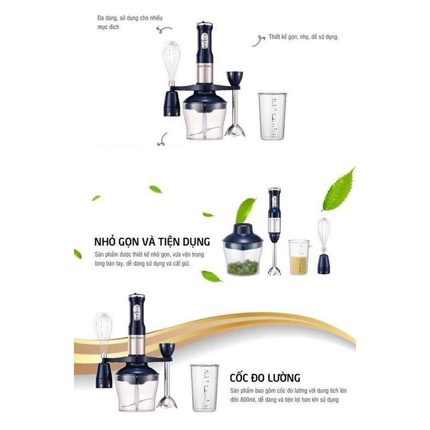 Máy xay trộn đa năng Lock&Lock ELHB-220 - Hàng chính hãng