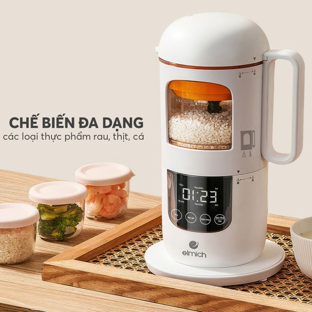 Máy xay và chế biến thức ăn cho bé Elmich Babycare FPE-8779 - Hàng chính hãng