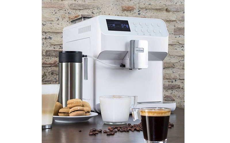Máy xay và pha cà phê Cecotec Power Matic–Ccino 7000 Serie Bianca - Hàng chính hãng