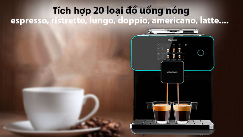 Máy xay và pha cà phê Cecotec Power Matic-ccino 9000 - Hàng chính hãng