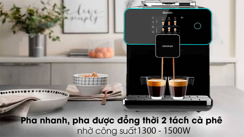 Máy xay và pha cà phê Cecotec Power Matic-ccino 9000 - Hàng chính hãng
