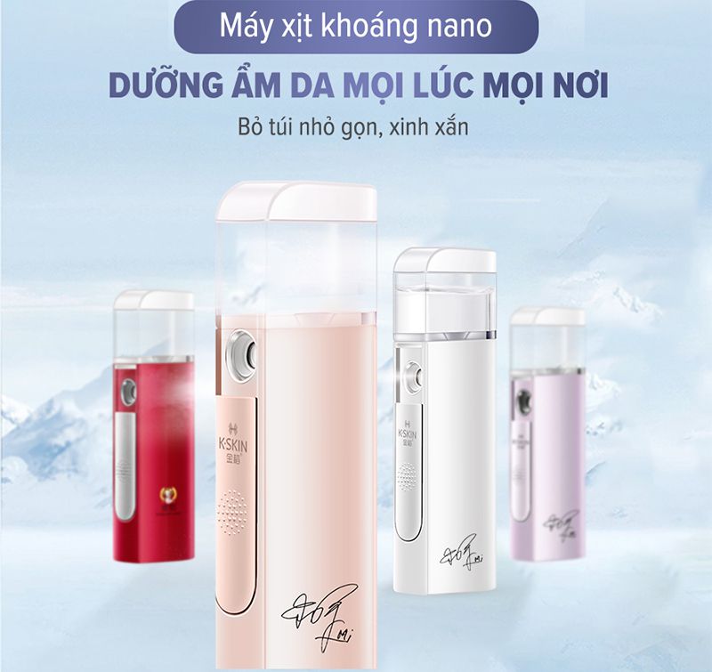 Máy xịt khoáng công nghệ Nano K-SKIN KD88 - Hàng chính hãng