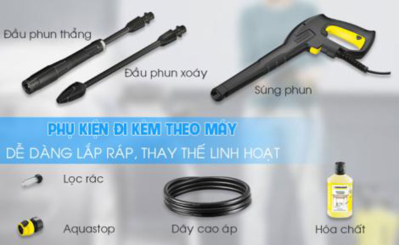 Đa dạng phụ kiện đi kèm, thay thế linh hoạt phù hợp mục đích sử dụng