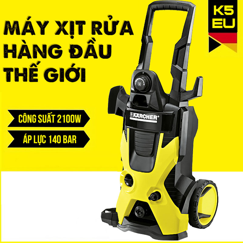 Công suất 2.100W có khả năng làm sạch mạnh mẽ và tiết kiệm thời gian