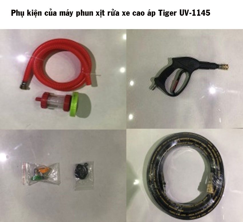 Máy xịt rửa xe cao áp Tiger TG-1145 - Hàng chính hãng