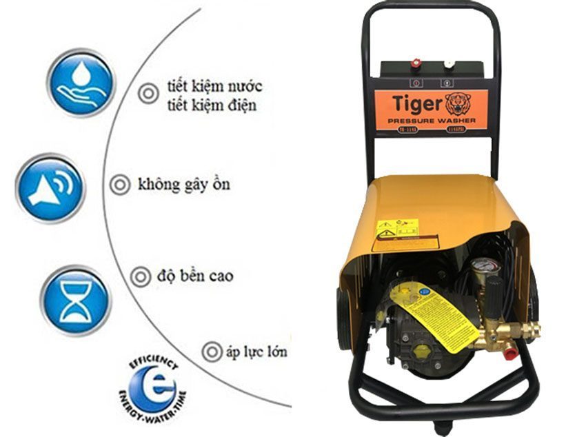 Máy xịt rửa xe cao áp Tiger TG-1145 - Hàng chính hãng