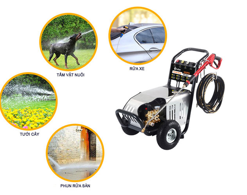 Máy rửa xe cao áp Lutian 15M26-3.7T4 - Hàng chính hãng