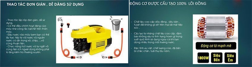 Máy xịt rửa xe cao cấp tự động Perfect PF-F9 - Hàng chính hãng