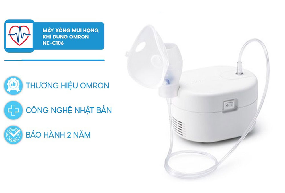 Máy xông mũi họng Omron NE-C106 - Hàng chính hãng